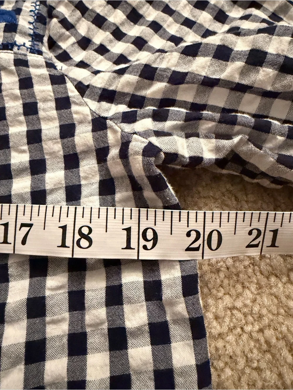 J.Crew Blouse Gingham Embroidered Square Neck Cottagecore Peasant Boho Sz small